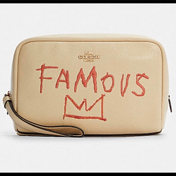 Coach Handbags - 2X “HOST PICK” Coach X Jean Michel Basquiat Cosmetic Bag